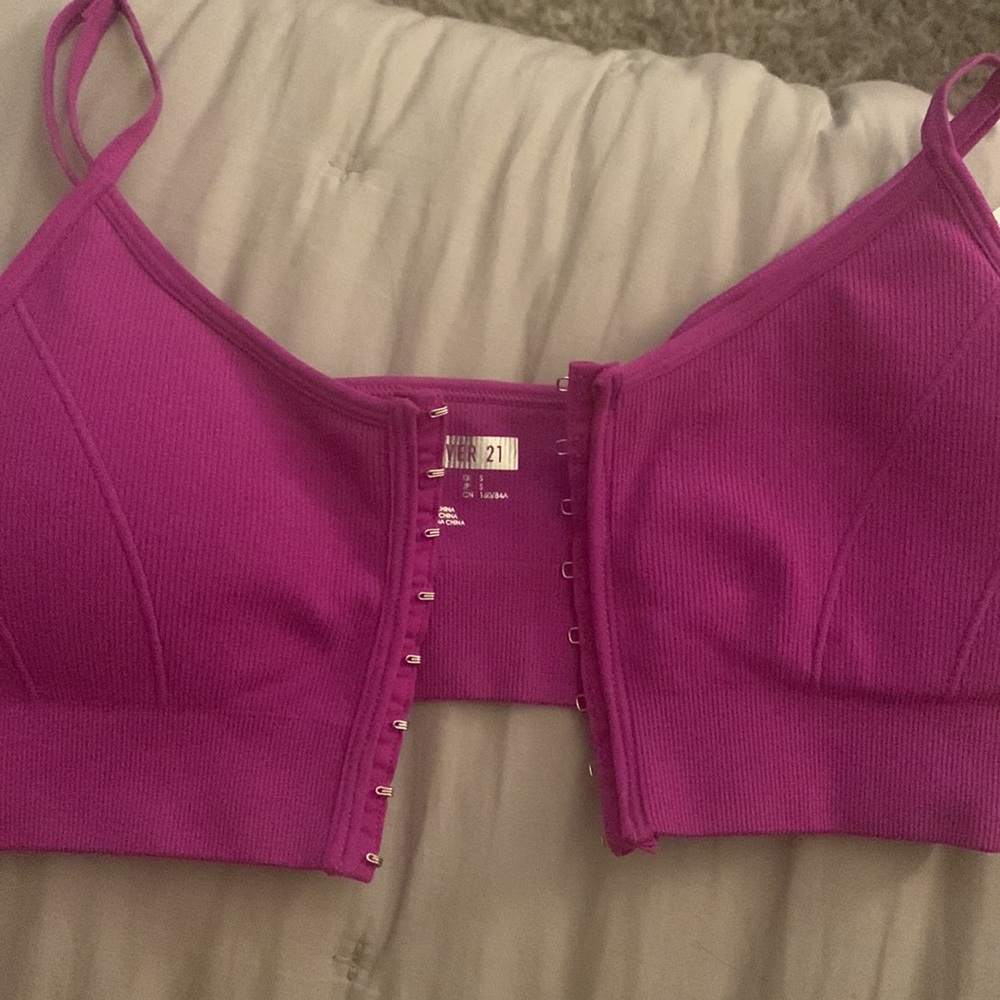 Purple Sports Bra